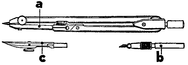 コンパス、両脚器の画像