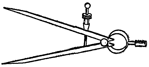 コンパス、両脚器の画像