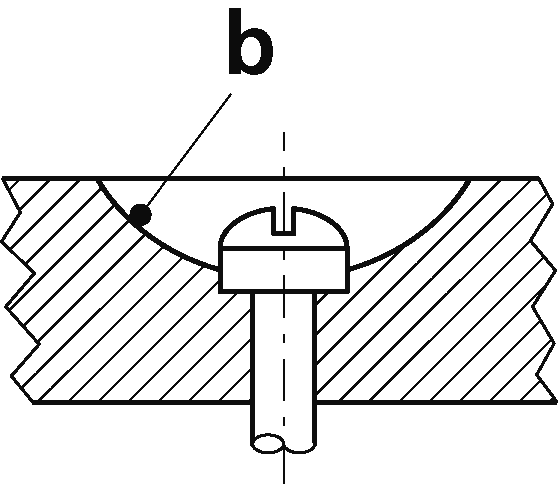 皿穴、カウンターシンクの画像