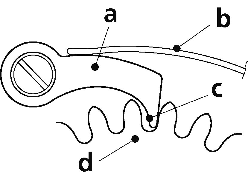 ラチェット機構の画像