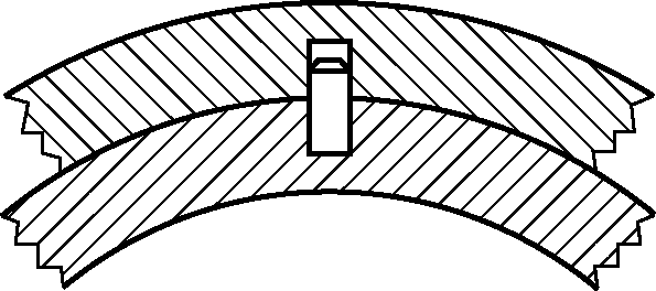 固定ピンの画像