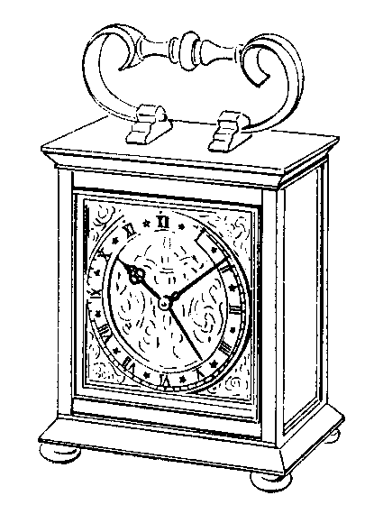 小型置き時計の画像